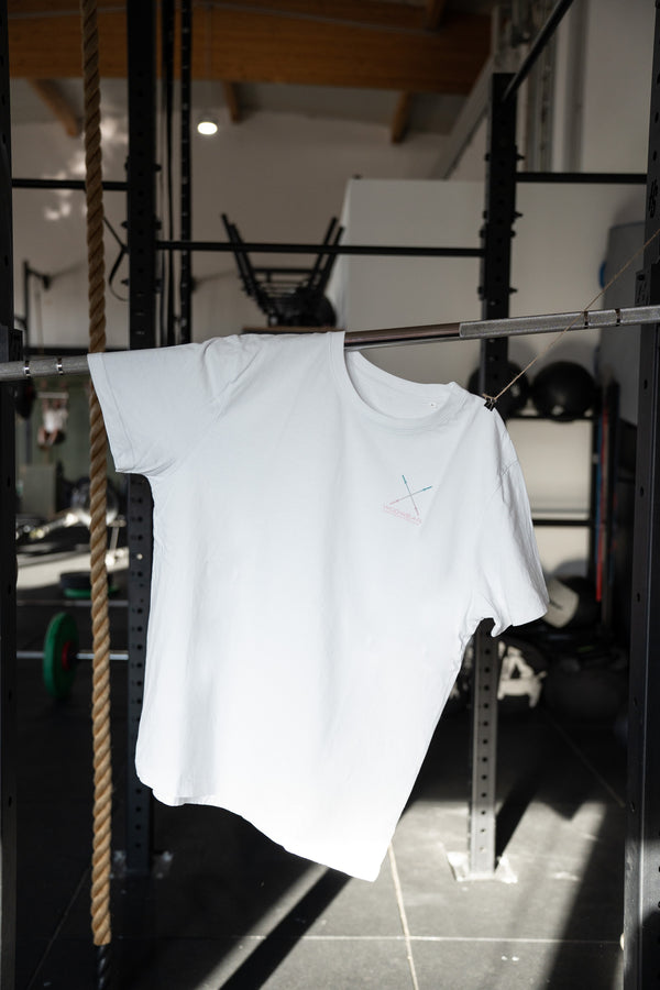 Oversize White blue | pink